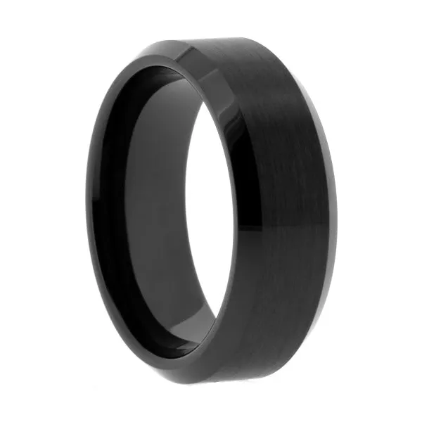 BLACK TUNGSTEN BAND SIZE 10 Miller's Fine Jewelers Moses Lake, WA