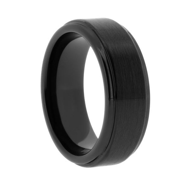 Tungsten and Ceramic Band Miller's Fine Jewelers Moses Lake, WA