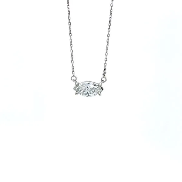 MARQUISE LAB GROWN DIAMOND NECKLACE Miller's Fine Jewelers Moses Lake, WA