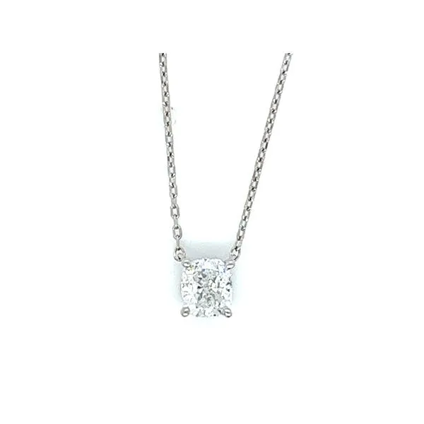 LABORATORY GROWN CUSHION CUT DIAMOND NECKLACE Miller's Fine Jewelers Moses Lake, WA