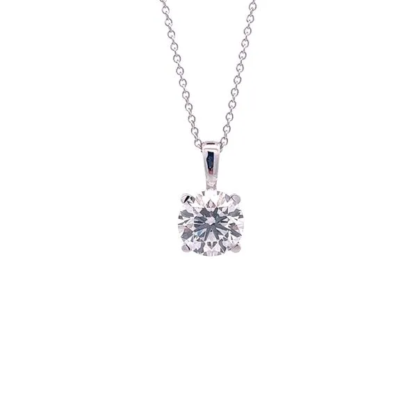 LAB GROWN DIAMOND SOLIATIRE NECKLACE Miller's Fine Jewelers Moses Lake, WA