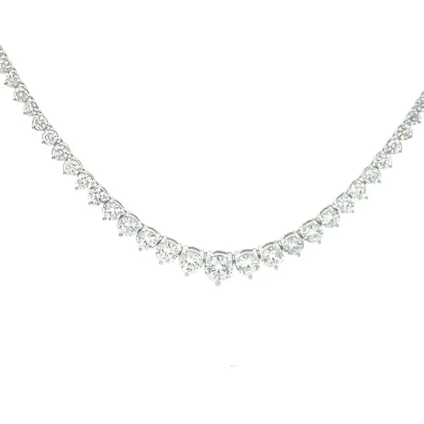 GRADUATED LAB GROWN DIAMOND NECKLACE Miller's Fine Jewelers Moses Lake, WA