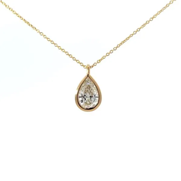 PEAR SHAPE LAB GROWN DIAMOND NECKLACE Miller's Fine Jewelers Moses Lake, WA