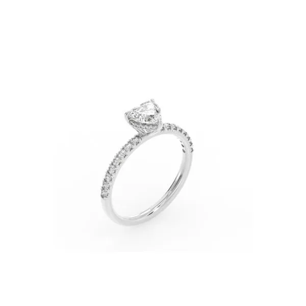 HEART SHAPE LAB GROWN DIAMOND RING Miller's Fine Jewelers Moses Lake, WA
