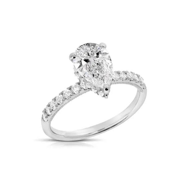 PEAR SHAPE LAB GROWN DIAMOND RING Miller's Fine Jewelers Moses Lake, WA