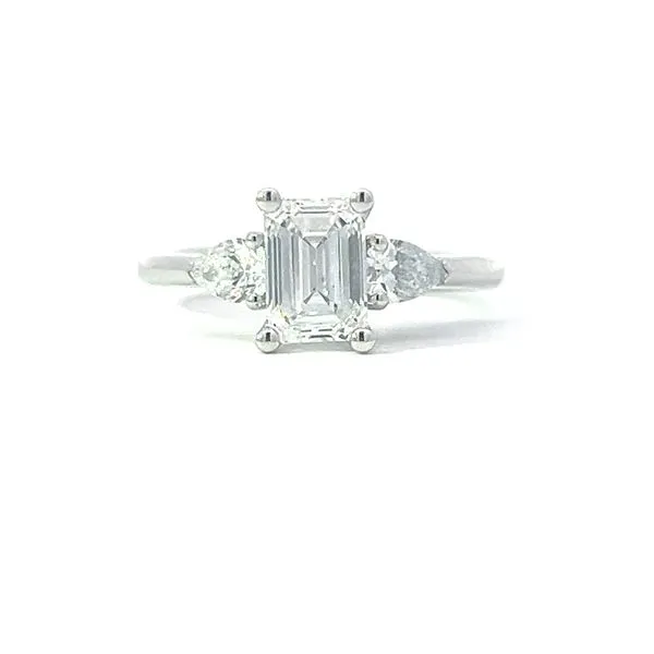 LAB GROWN EMERALD CUT DIAMOND RING Miller's Fine Jewelers Moses Lake, WA