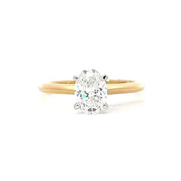 LAB GROWN OVAL SOLITAIRE DIAMOND RING Miller's Fine Jewelers Moses Lake, WA