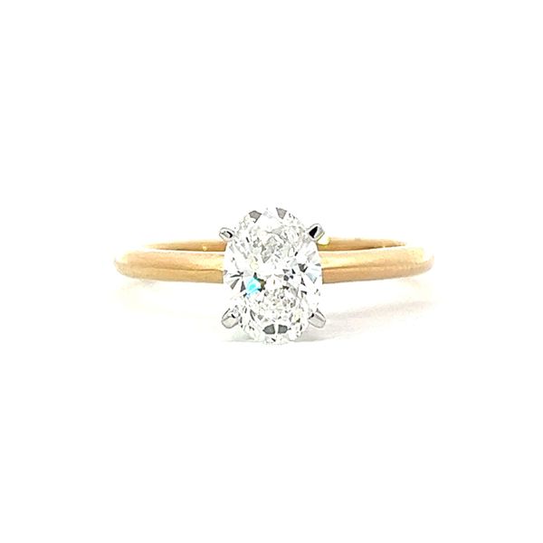 LAB GROWN OVAL SOLITAIRE DIAMOND RING Miller's Fine Jewelers Moses Lake, WA