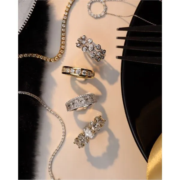 Diamond Channel Band - 1.50ctw Image 2 Miner's Den Jewelers Royal Oak, MI