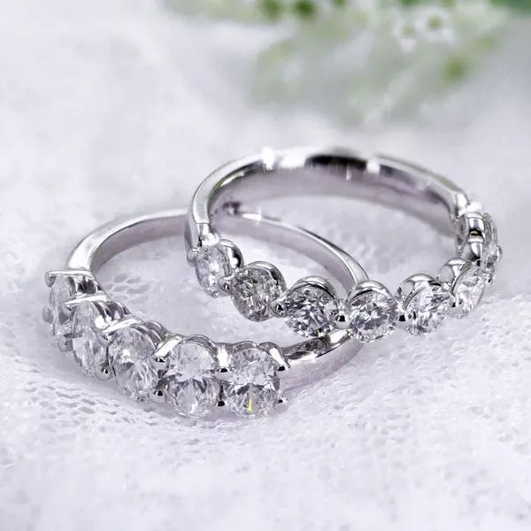 Shared Prong Diamond Band