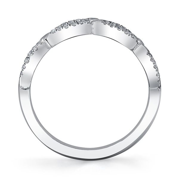 14K White Gold Diamond Band - 0.14ctw Image 4 Miner's Den Jewelers Royal Oak, MI
