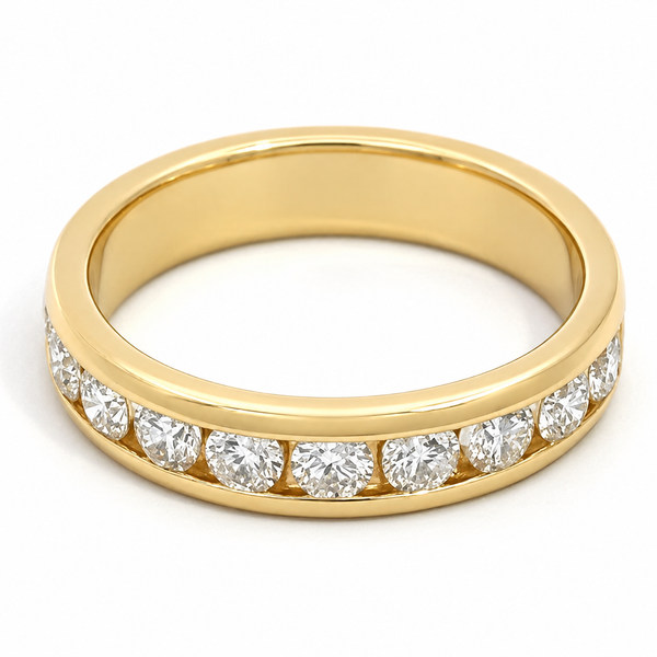 14K Yellow Gold Diamond Band - 0.75ctw Miner's Den Jewelers Royal Oak, MI
