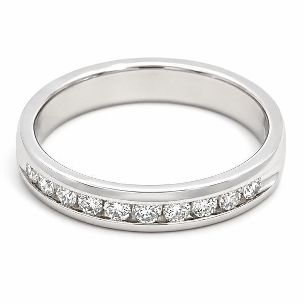 14K White Gold Diamond Band - 0.33ctw Miner's Den Jewelers Royal Oak, MI