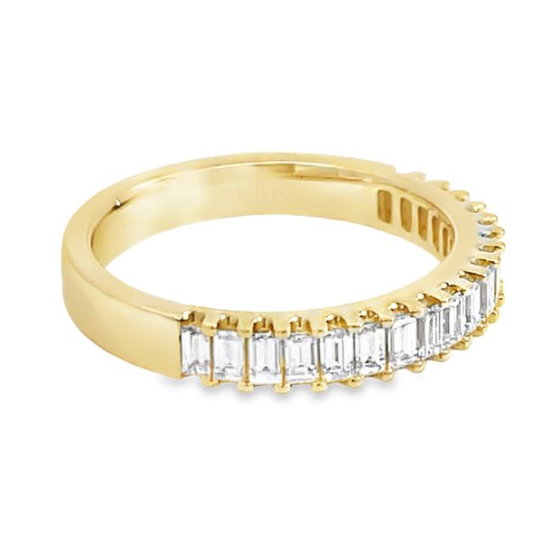 Baguette Diamond Wedding Band Image 3 Miner's Den Jewelers Royal Oak, MI