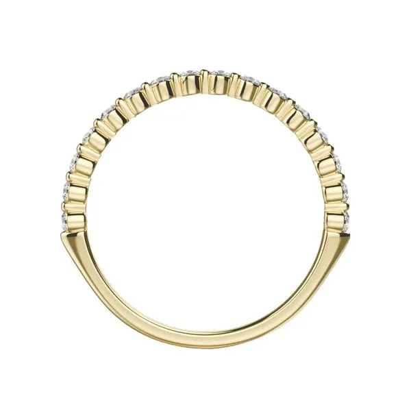 Half-way Single Shared Prong Diamond Band