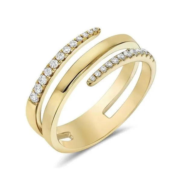 Modern Diamond Fashion Ring Image 3 Miner's Den Jewelers Royal Oak, MI