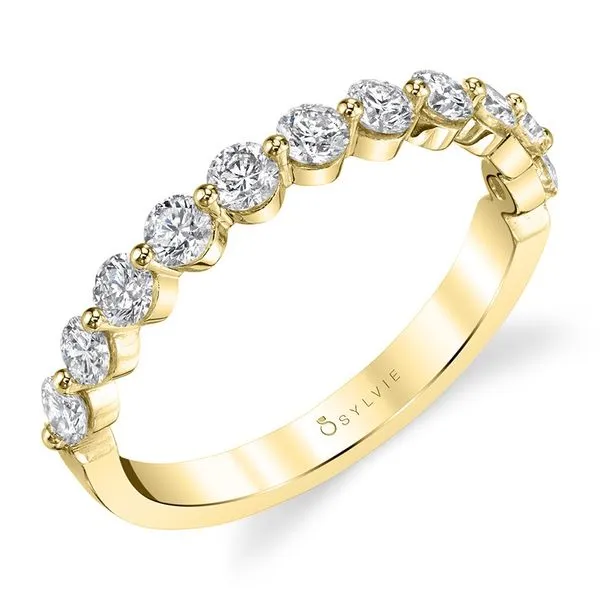 Shared Prong Diamond Wedding Band Miner's Den Jewelers Royal Oak, MI