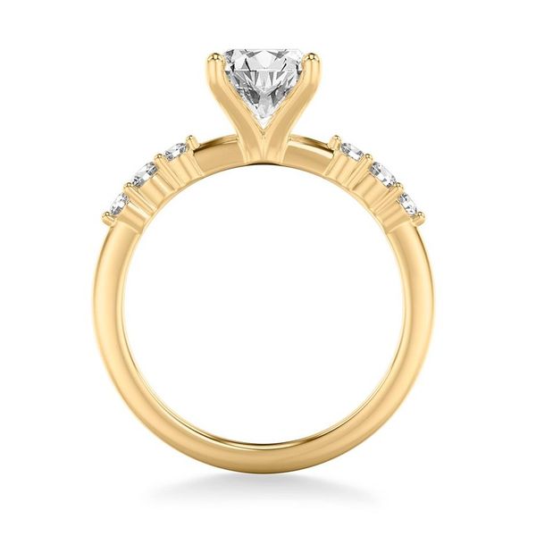 Diamond Accent Engagement Ring Image 3 Miner's Den Jewelers Royal Oak, MI