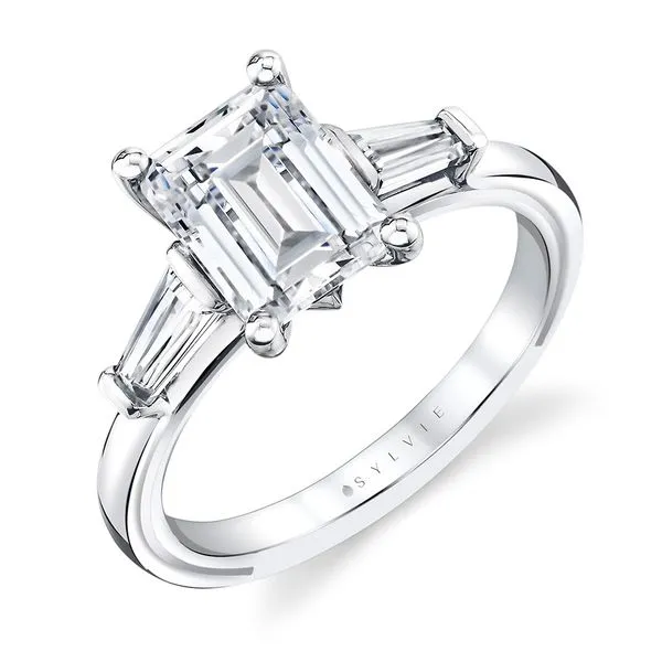 Three Stone Diamond Engagement Ring Setting Miner's Den Jewelers Royal Oak, MI