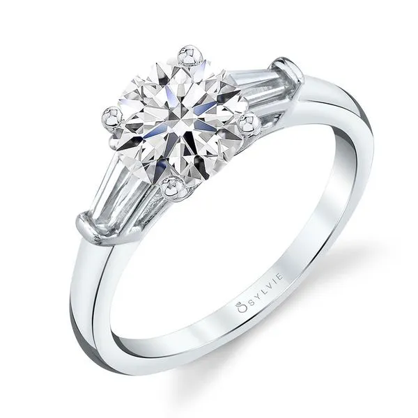 Tapered Baguette Engagement Ring Setting