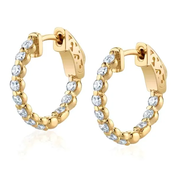 Inside-Out Diamond Hoop Earrings