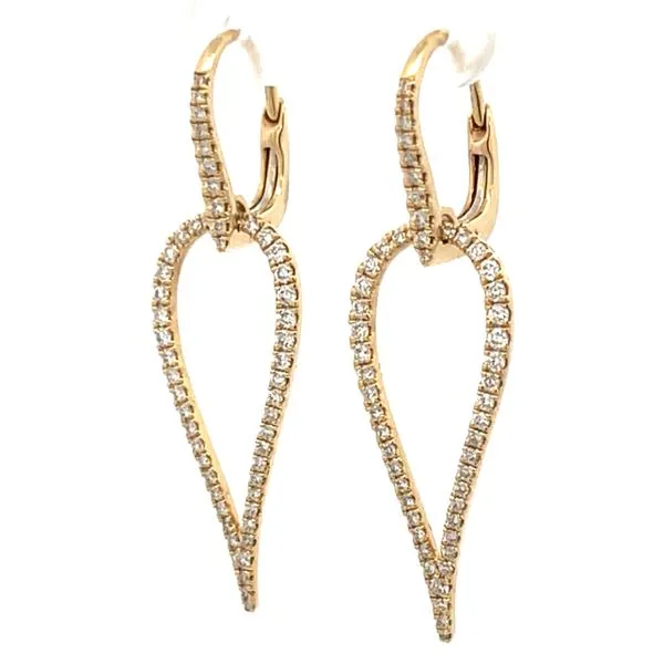 Diamond Dangle Earrings