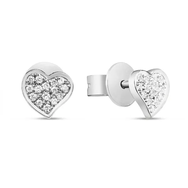 Heart Shape Diamond Earrings Miner's Den Jewelers Royal Oak, MI