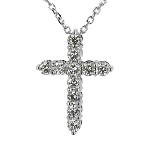 1.97ctw Diamond Cross Necklace similar item image