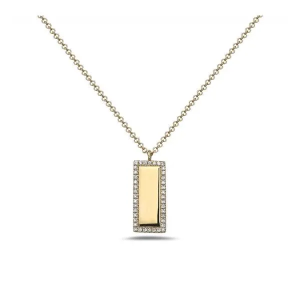 0.09ctw Diamond Bar Pendant similar item image