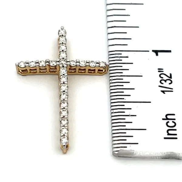 Diamond Cross Pendant Image 3 Miner's Den Jewelers Royal Oak, MI
