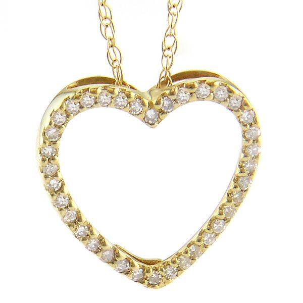 Gold & Diamond Heart Pendant Miner's Den Jewelers Royal Oak, MI