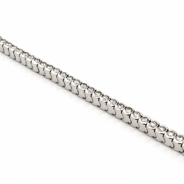 Fancy Link Diamond Bracelet - 3.00ctw Image 2 Miner's Den Jewelers Royal Oak, MI