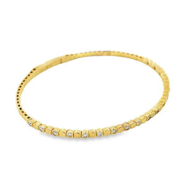 Flex Bangle Diamond Bracelet Image 2 Miner's Den Jewelers Royal Oak, MI