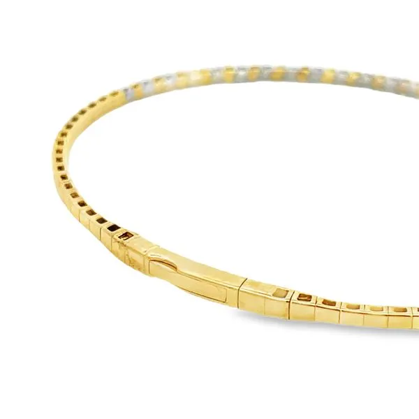 Flex Bangle Diamond Bracelet Image 3 Miner's Den Jewelers Royal Oak, MI