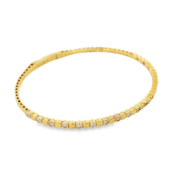 Flex Bangle Diamond Bracelet Image 2 Miner's Den Jewelers Royal Oak, MI