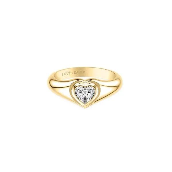 Heart Shape Lab Grown Diamond Ring Miner's Den Jewelers Royal Oak, MI