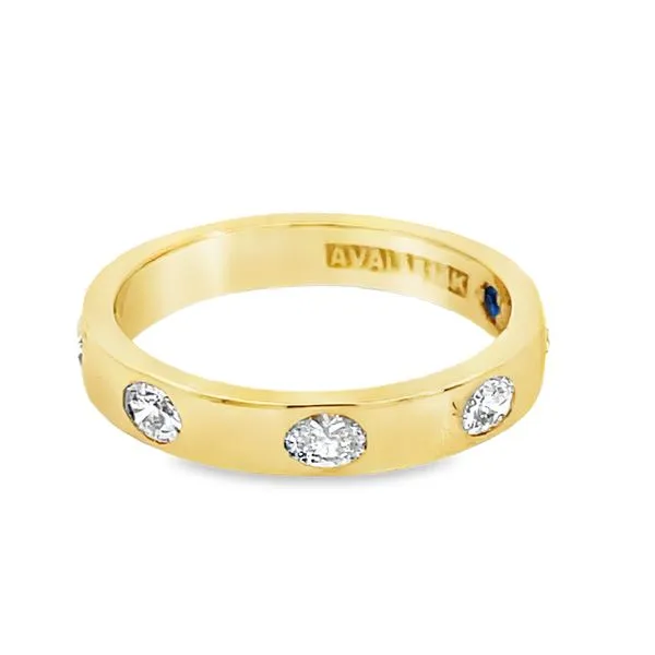 Modern Flush Set Lab Grown Diamond Ring