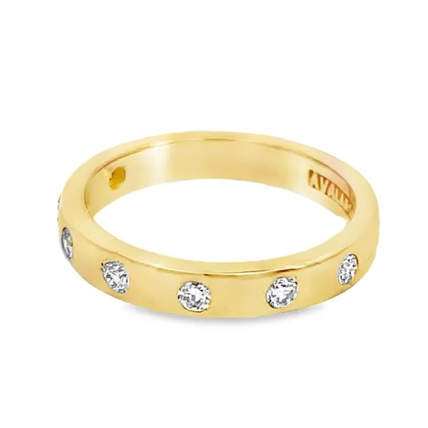 Modern Flush Set Lab Grown Diamond Ring