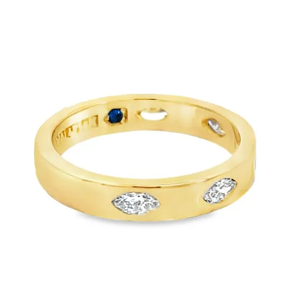 Modern Flush Set Lab Grown Diamond Ring