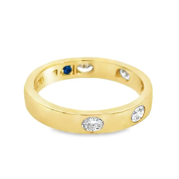 Modern Flush Set Lab Grown Diamond Ring Image 2 Miner's Den Jewelers Royal Oak, MI