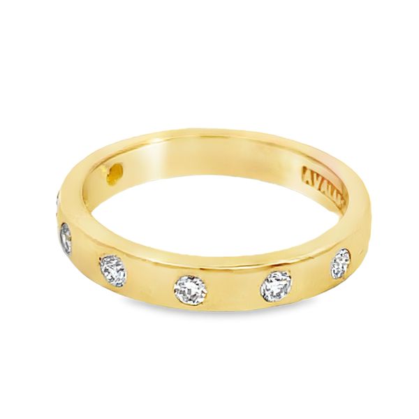 Modern Flush Set Lab Grown Diamond Ring Miner's Den Jewelers Royal Oak, MI