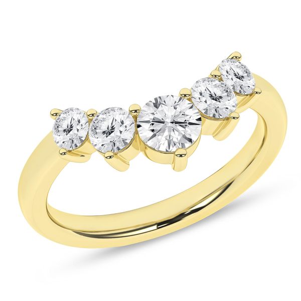 5-Stone Contour Band (Round) Miner's Den Jewelers Royal Oak, MI