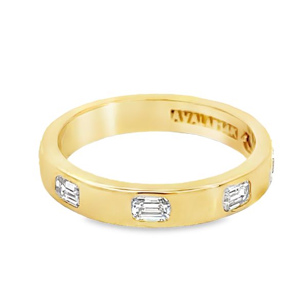Modern Flush Set Lab Grown Diamond Ring Miner's Den Jewelers Royal Oak, MI