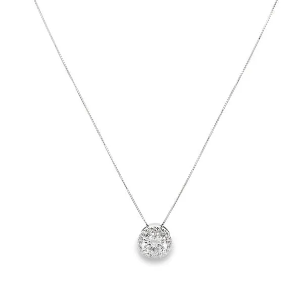 Lab Grown Diamond Pendant Image 2 Miner's Den Jewelers Royal Oak, MI
