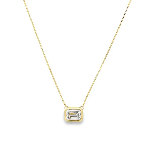 Lab Grown Diamond Pendant Image 2 Miner's Den Jewelers Royal Oak, MI