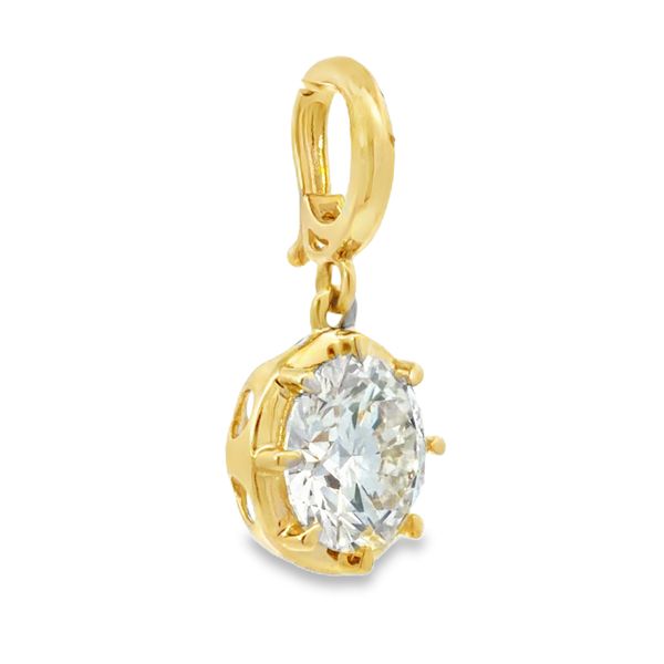 Lab Grown Diamond Pendant Image 2 Miner's Den Jewelers Royal Oak, MI