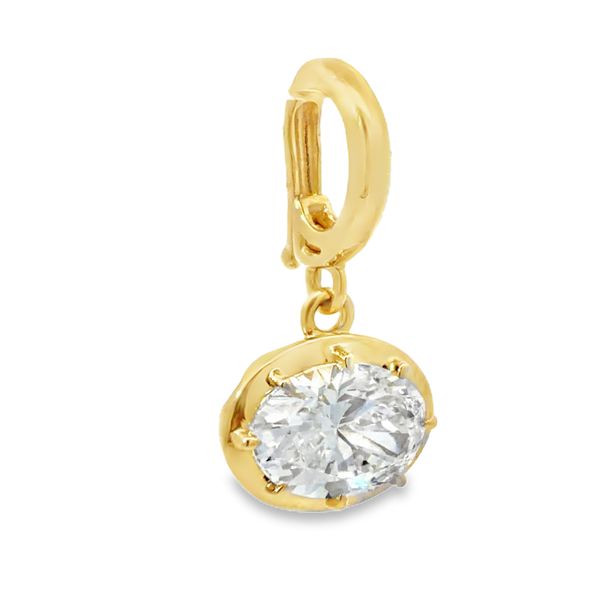 Lab Grown Diamond Pendant Image 2 Miner's Den Jewelers Royal Oak, MI