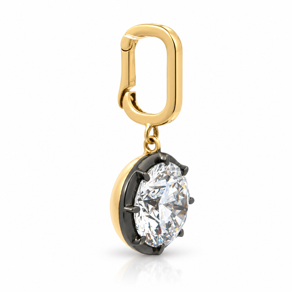 Georgian Style Lab Grown Diamond Pendant Image 2 Miner's Den Jewelers Royal Oak, MI