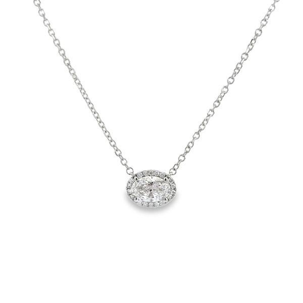 Lab Grown Diamond Pendant Image 2 Miner's Den Jewelers Royal Oak, MI