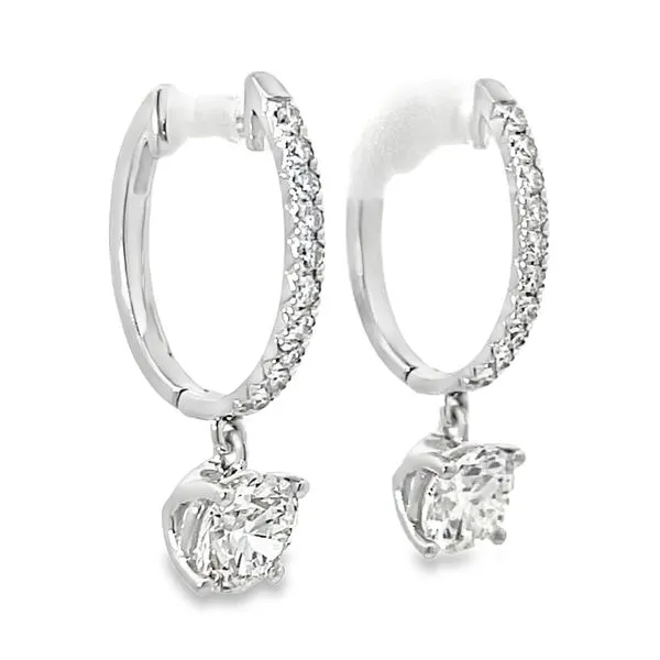 Lab Grown Diamond Earrings Image 2 Miner's Den Jewelers Royal Oak, MI